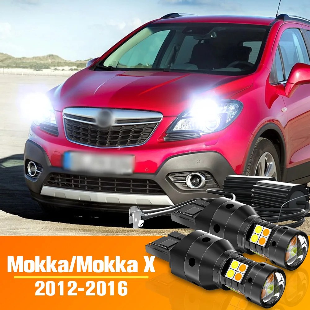 2pcs Dual Mode Led Turn Signal+daytime Running Light Drl Accessories