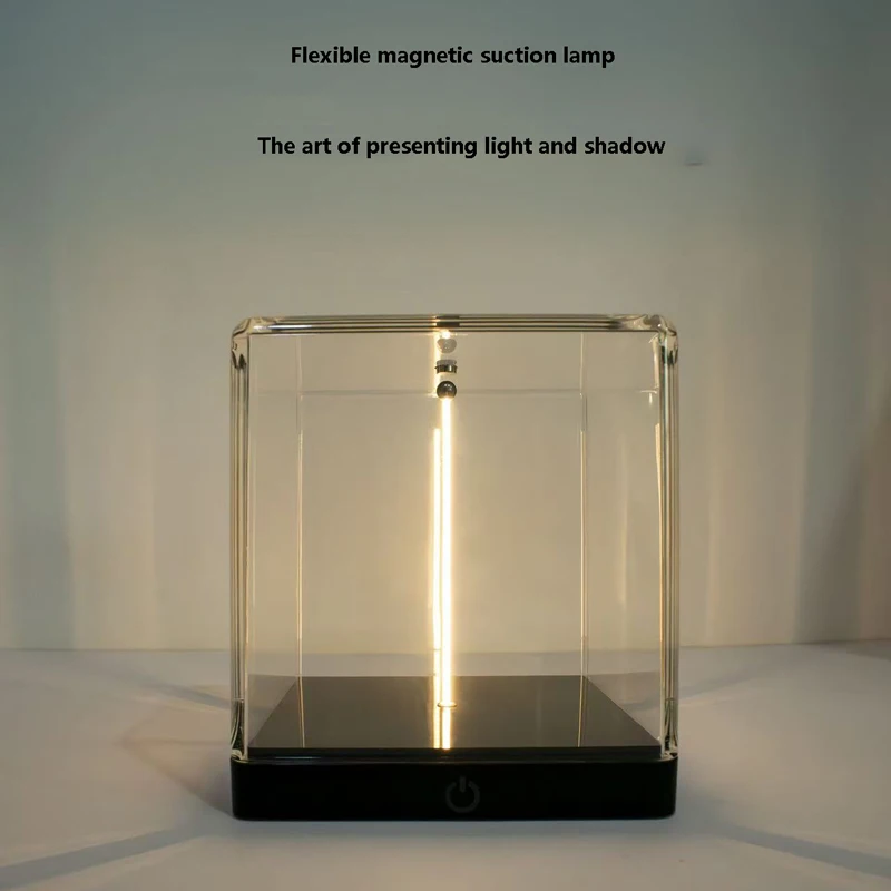 Magnetic Creative Soft Light Atmosphere Night Light Dormitory Bedroom Multi level Adjustable Rechargeable Touch Desk Lamp