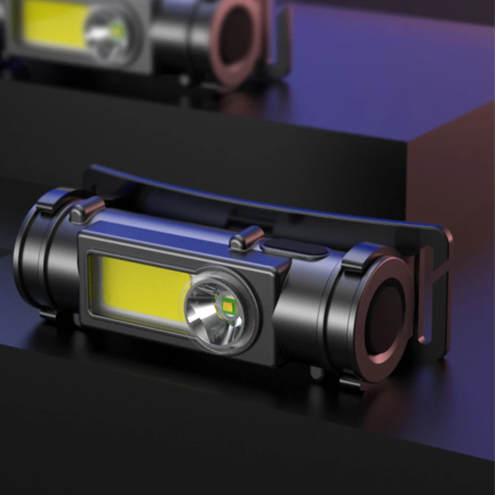 COB LED 헤드램프 자석 손전등 방수 헤드 라이트 USB 충전식 야외 캠핑 러닝 사이클링 낚시용