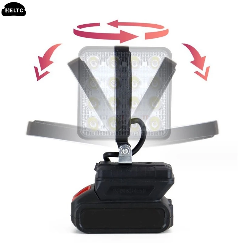 LED Working Light for Makita 18V Li-ion Battery 3/4 Inch Flashlight Portable Emergency Flood Lamp Camping Lamp camping lamp led work light camping lights
