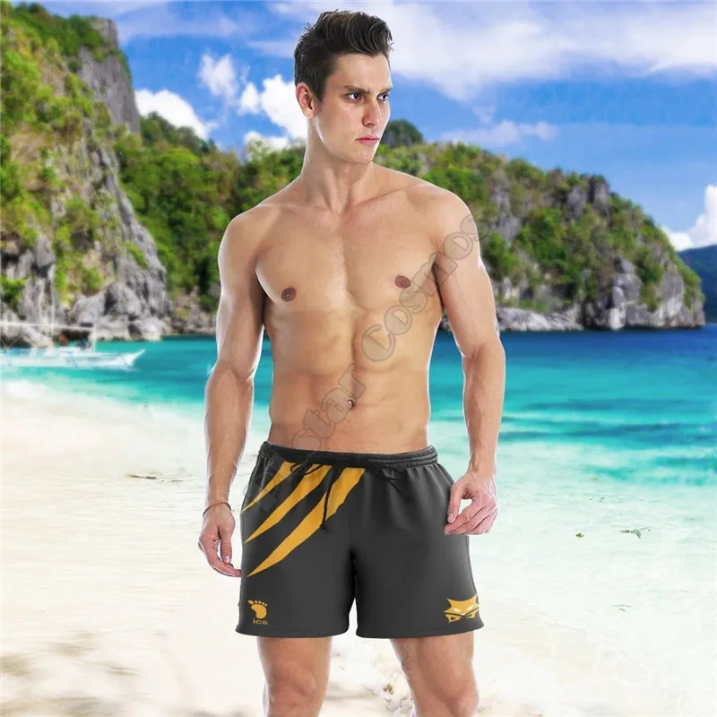 PLstar Cosmos My Hero Academia Beach Shorts 3D Printed Summer Casual Men's Shorts Loose Quick Drying shorts Cosplay Clothes