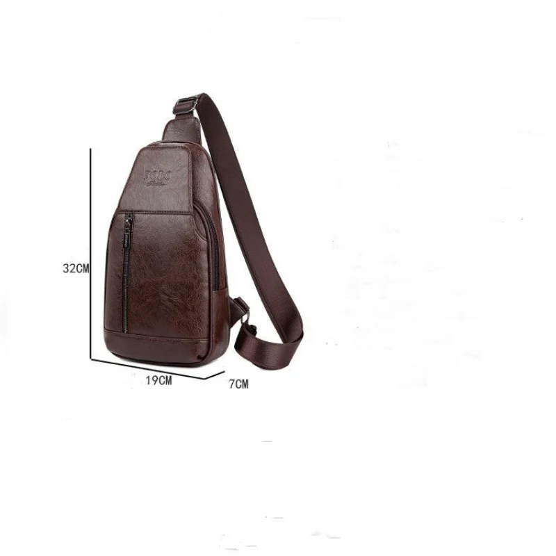Chest Bag Men's Crossbody Bag Casual Shoulder Bag Men's Large Capacity Chest Bag Fashion Trend Sports Cycling Backpack