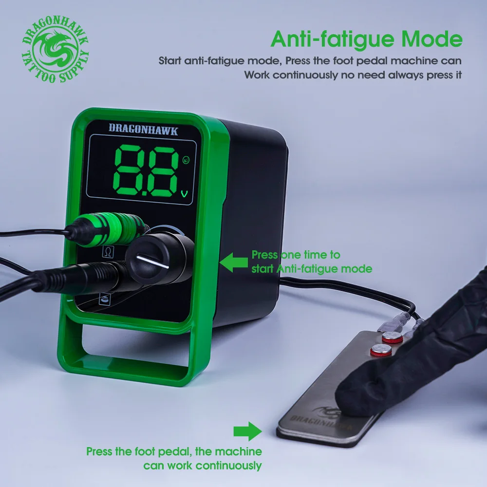 Professional Mini Power LCD Screen Tattoo Power Supply With Adaptor For Coil & Rotary Tattoo Machines tattoo power supply