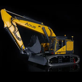 LESU 1/14 metalowy RC koparka hydrauliczna koparka Aoue ET35 RC Model zawór pompy gąsienic zabawki dla dorosłych THZH1295