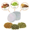 Neon Herb Grinder 4-layer Iridescent Tobacco Grinder Spice Miller Crusher Zinc Alloy 40/50/60mm 6