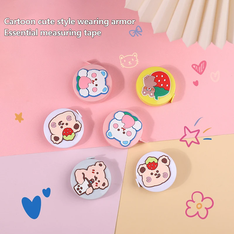 

Милая мультяшная мягкая линейка для ногтей накладные ногти измерительный инструмент выдвижная лента украшения для ногтей измерительные инструменты линейка для студентов