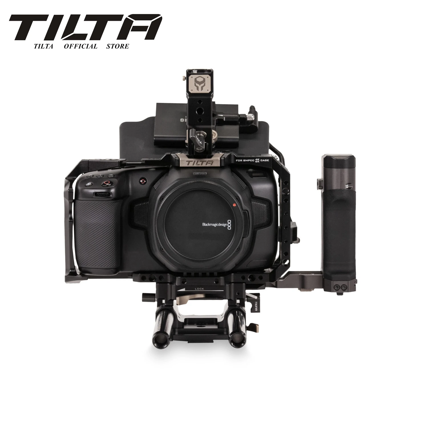 

TILTA BMPCC 4K 6K TA-T01-A Advanced Camera Cage Kit for BMPCC 4K 6K BlackMagic with Follow Focus Systems and Battery Plates