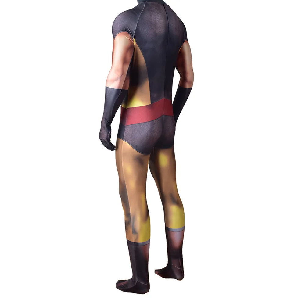 Marvel-Inspired Wolverine Spandex Bodysuit Cosplay Costume for Adults and Kids