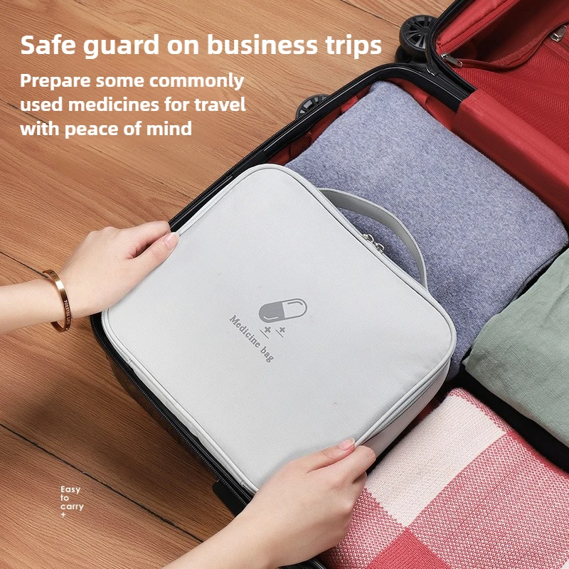 Portable Medical Bag Travel Bag Large Capacity Medicine Storage Box Household Emergency Medicine Reserve First Aid Kit