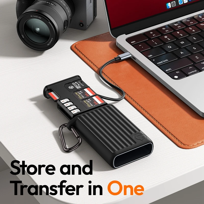 Ulanzi Card Reader MCR-01 CFE-A/SD or / MCR-02 CFE-B/SD Multifunctional 1000MB/s High-Speed Card Reader with Type-C Cable