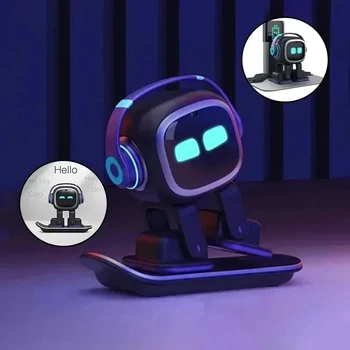 Nuovo Robot Compagno AI EMO - Animale Domestico Intelligente da Scrivania con Ampio Modello di Accesso, Robot Emozionale Interattivo con Funzione di Danza