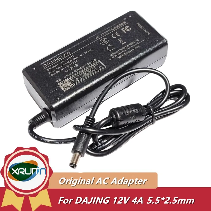 Original DAJING ADP-48D12 ADP-48D2 48W 12V 4A 5.5*2.5mm AC Adapter