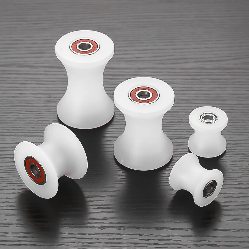 Nylon U-groove Bearing Roller Track Wheel Guide Roller Support Door Window Sliding Door Mechanical Pulley 1Pcs