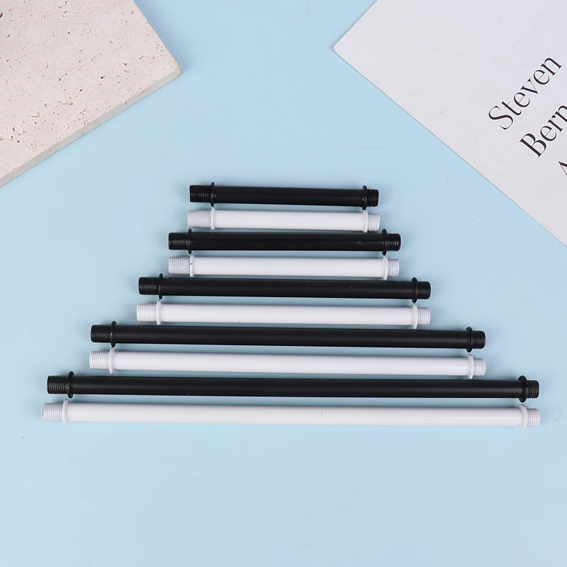 M10 * 1 Tooth Tube Lamp Double-headed External Tooth Hollow Metal Rod DIY Pipe Hollow Table Lamp Lighting Accessories
