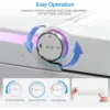 Smart Toilet Built-in Bidet Seat,Tankless Toilet with Auto Lid Opening,Closing and Flushing,Foot Sensor,Heated Seat,Elongated 4