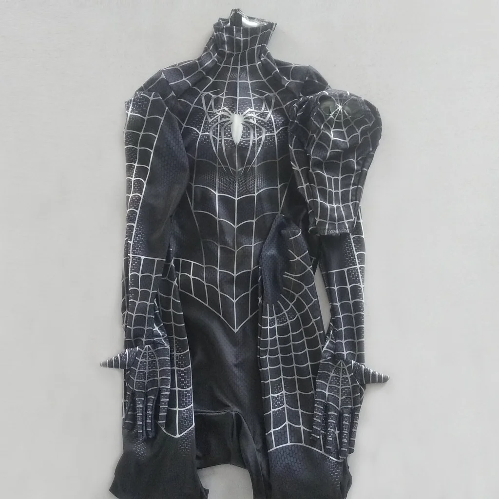 Marvel-Inspired Spider-Man Symbiote Spandex Bodysuit Cosplay Costume for Adults
