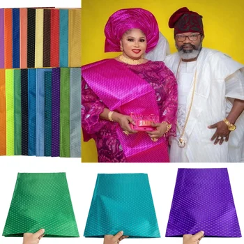 African Nigerian Turban Headscarf 047 Swiss Grand Hayes Headtie for Wedding Gele Ipele 2pc/bag Luxury Muti Sego Cultural Wrapper 1