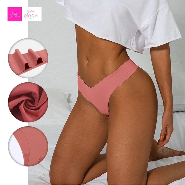 Women's Ice Silk Panties Ladies Solid Seamless Underwear Female Sports  Fitness Lingerie Ultra-thin Panty Low Rise G-string Thong - Panties -  AliExpress