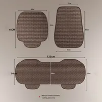 ⁦غطاء مقعد أمامي قابل للتنفس – قماش كتان بمقاس عالمي 🚗✨⁩ - الصورة ⁦6⁩