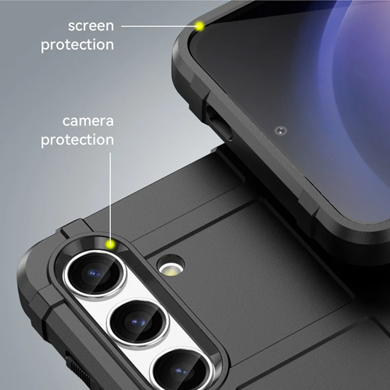 

For Samsung Galaxy S24 Case Texture Matte Rubber TPU Case Samsung S24 anti-drop Cover Protector Galaxy S24 Plus Ultra Case