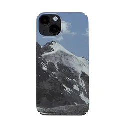 Elegant Blue Snow Mountain Acrylic Phone Case - iphon16 PRO (1)