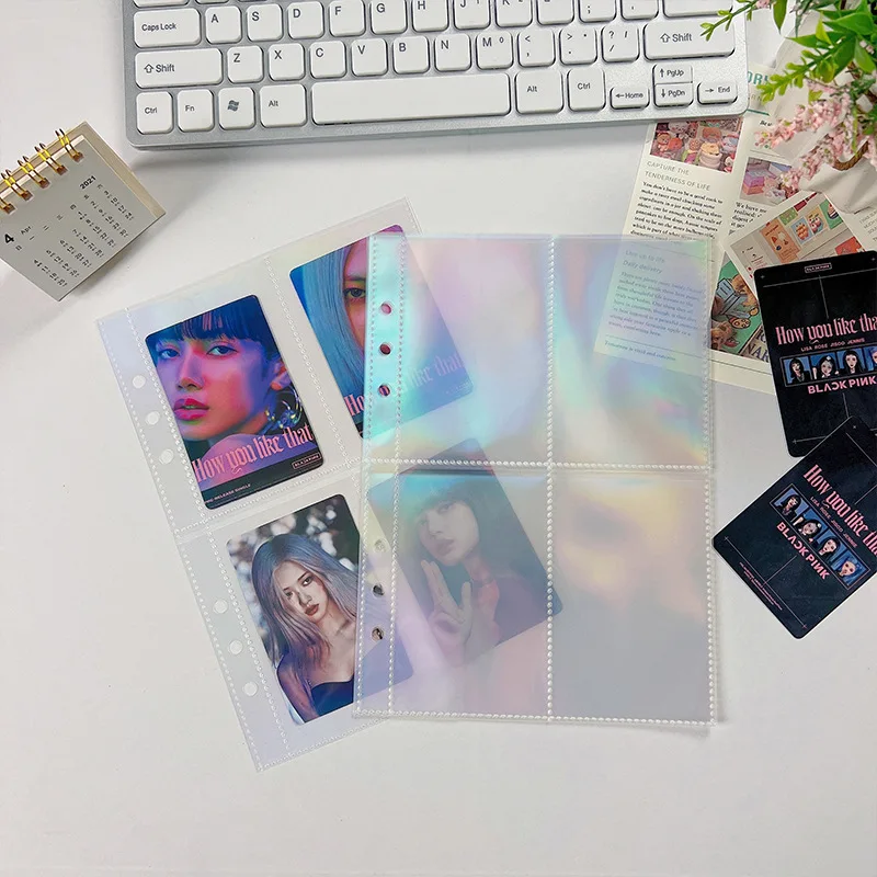 IFFVGX10pcsA5LaserBinderSleeves124PocketsInnerPagesPhoto