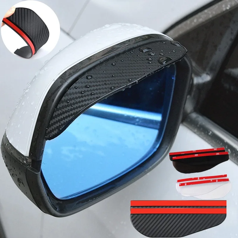 

2 шт., автомобильный щит от дождя для зеркала заднего вида