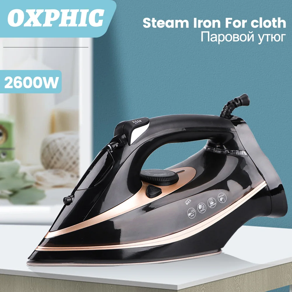OXPHICClothSteamIron2600WSteamIronForClothesSelfCleanSteam