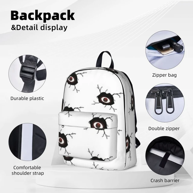 DOORS - Seek Eye hide and Seek horror eyes Backpack | Poster