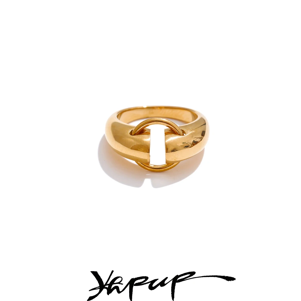 Yhpup Stainless Steel Ring
