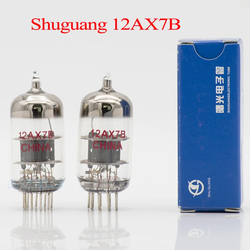 Il Tubo A Vuoto Shuguang 12 Ax7B Sostituisce I Tubi Ecc83 7025 6 N4 Accoppiamento Di Precisione Originale Applicabile All'Amplificatore Audio