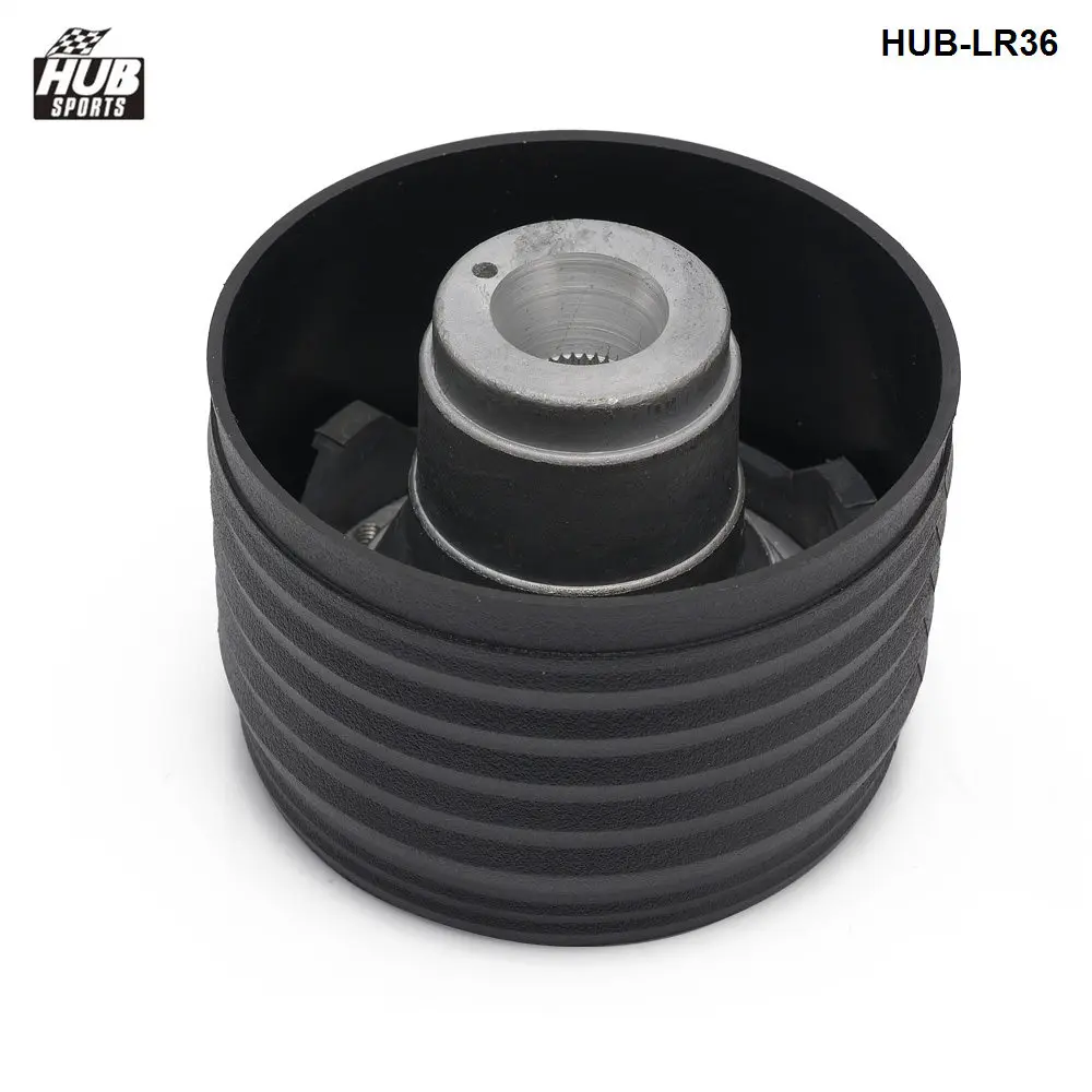 허브 럭셔리카 로고 스티어링 휠 허브 보스 키트, 랜드로버 디펜더 36 스플라인 HUB-LR36 어댑터 키트, Wira Satria Putra Bosskit