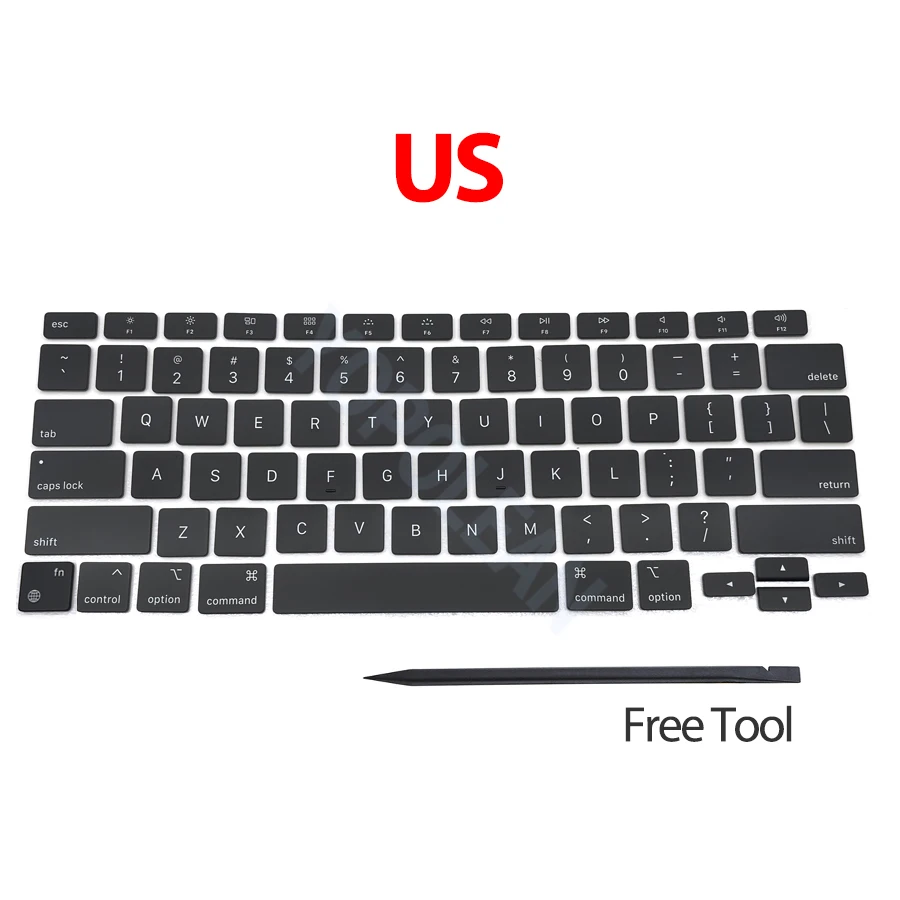 ο Ʈ A2337 AZERTY Ű Ű ĸ ̱  þƾ ξ Macbook Air Retina 13 &M1 A2337 Ű ĸ Ű 2020 