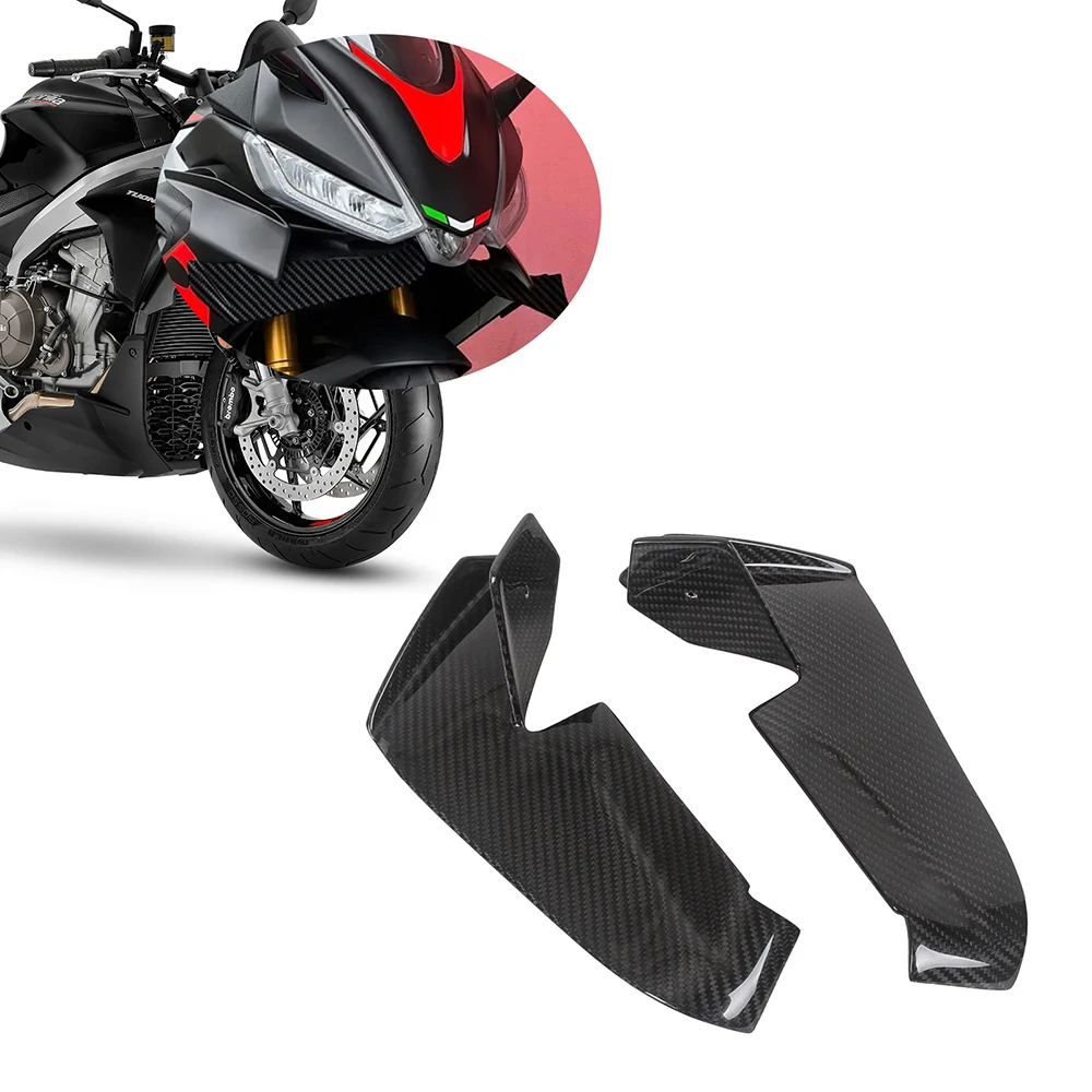 

1Pair Carbon Fiber Winglet Wind Air Deflector Spoiler Motorcycle Accessories For Aprilia RS660 RS 660