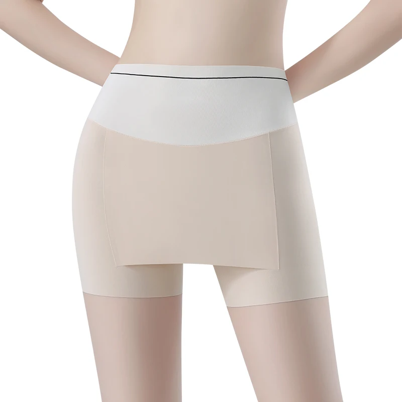 Female Boxer Shorts Women's Summer Shorts Safety Short Pants Women Seamless Panties Ice Silk Underwear Under the Skirt Plus Size