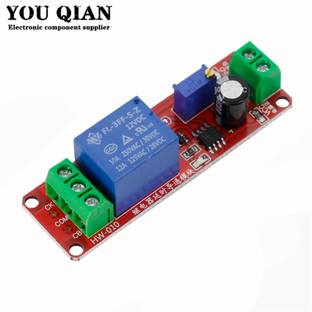 10Pcs NE555 DK555 Timer Switch Adjustable Disconnect Module Time delay