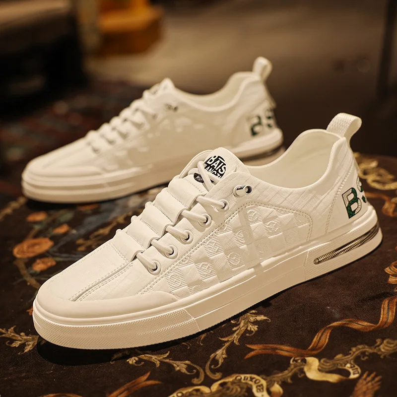 

Men's shoes spring and fall new trend of fashion versatile small white shoes casual breathable soft bottom non-slip board shoes