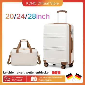 S/M/L KONO bagaglio a mano Trolley Set 2 pezzi valigia con rotoli e borsa da viaggio aerea custodie compatte per viaggi aerei 1