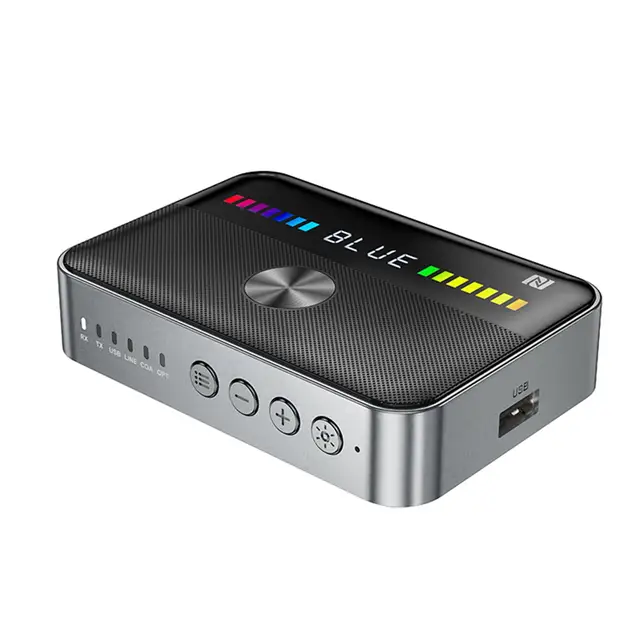 Adattatore Bluetooth 5.3 3-in-1 Per TV - Trasmettitore/Ricevitore Con Display LCD, Aux/Ottico/RCA - Foto 10