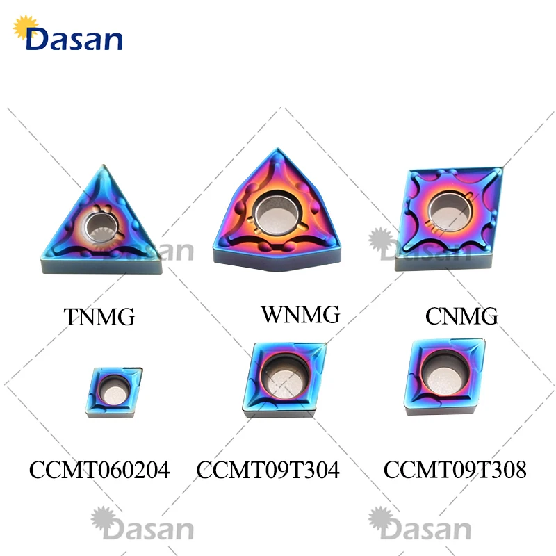 10PCS-DCMT-WNMG080404-TNMG160404-CNMG120404-CCMT09T204-CCMT060204 ...