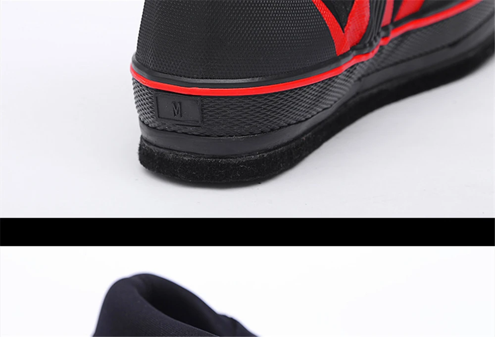 Outdoor Unisex Rock Fly Fishing Shoes Breathable Waterproof Waders Boots Anti-slip Felt Spike Sole rock fish Wading Boot for men