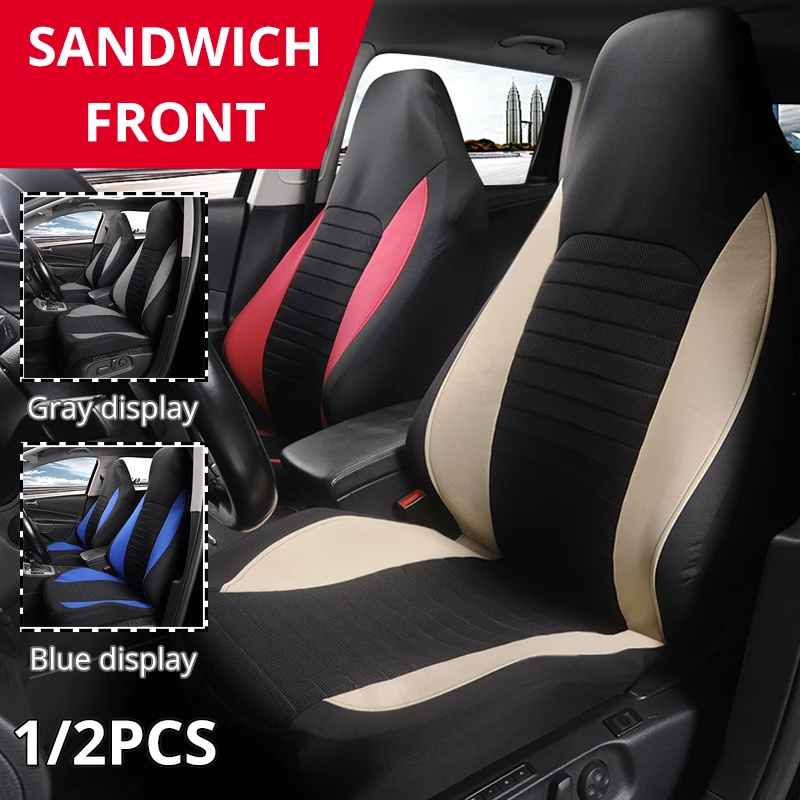 Zuidwest historisch Beenmerg Front High Back Emmer Stoelhoezen Universele 2 Stuks Auto Seat Protector  Voor Peugeot 107 Voor Citroën C1 Voor Toyota aygo Voor Mazda| | - AliExpress