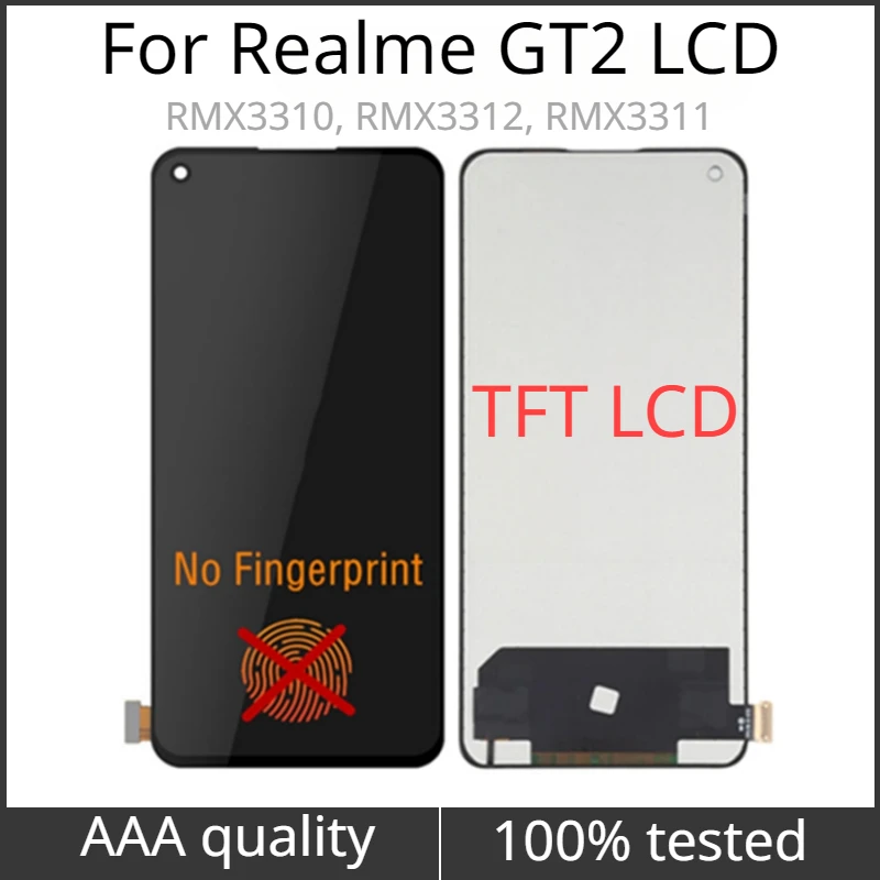 

For Realme GT2 RMX3310, RMX3312, RMX3311 LCD Display touch Screen Digitizer Assembly Replacement Accessories