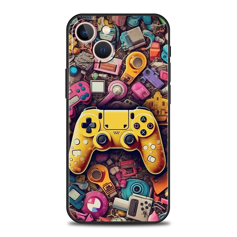 Retro Game Controller Shockproof Silicone Phone Case
