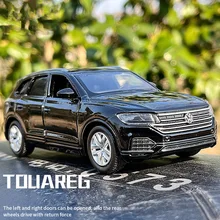 

1:36 Volkswagens Touareg SUV Alloy Car Model Diecasts Metal Toy Vehicles Car Model Simulation Pull Back Collection Kids Toy Gift