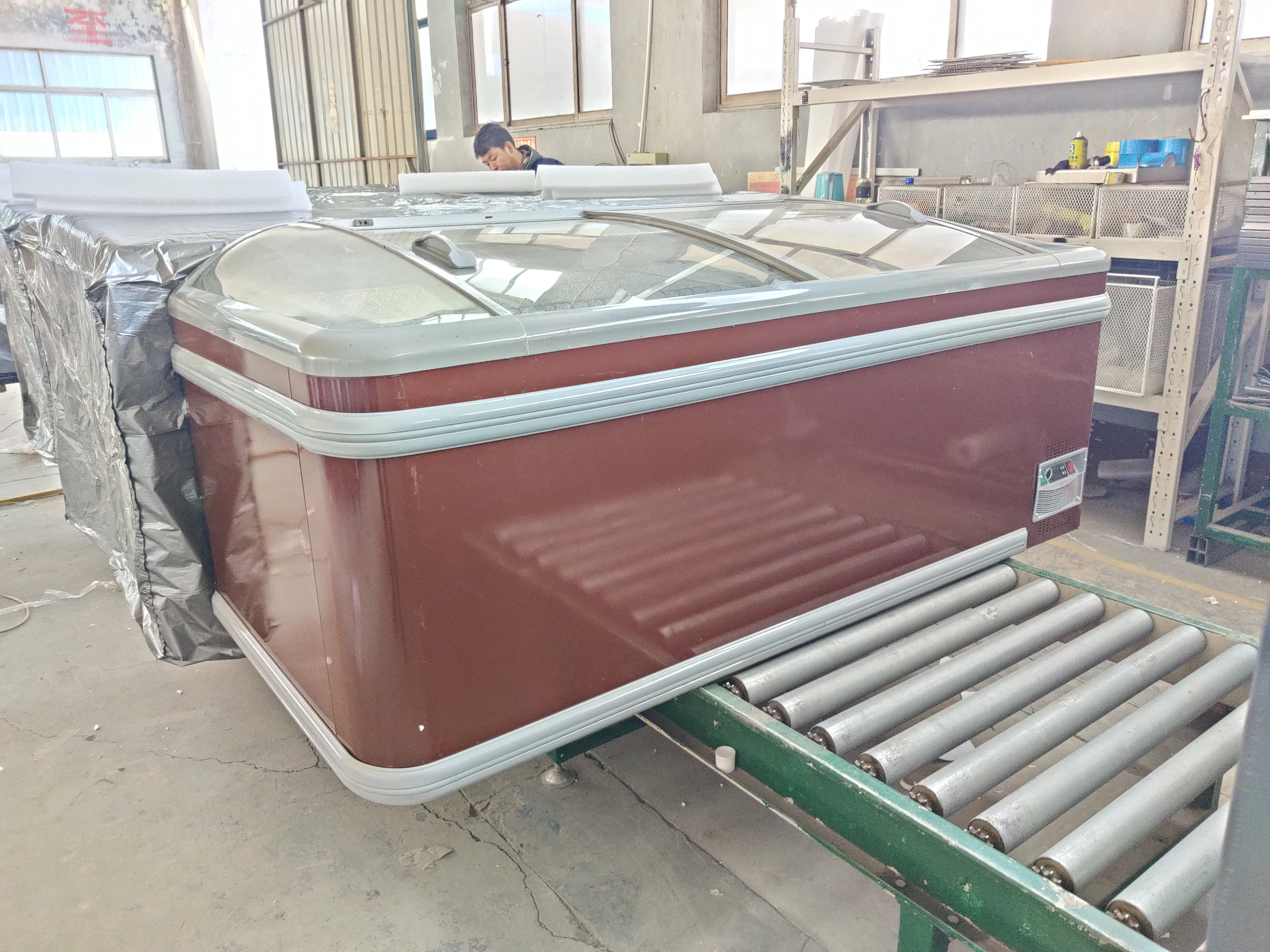 RUITAI Supermarket Fridge Island Display Freezer Refrigerator Factory Direct