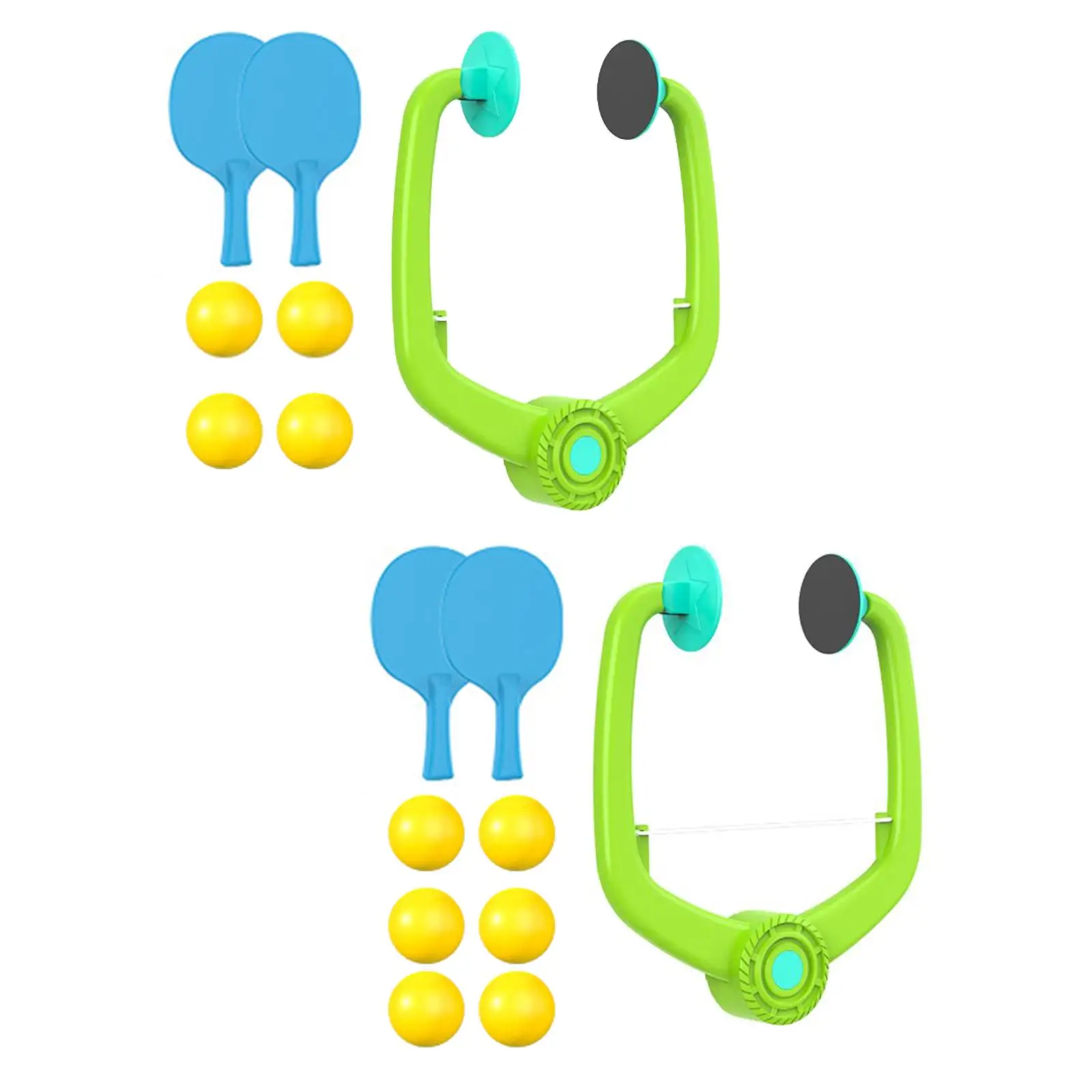 

Hanging Table Tennis Trainer Set Nonslip Accessories Training Device with 2