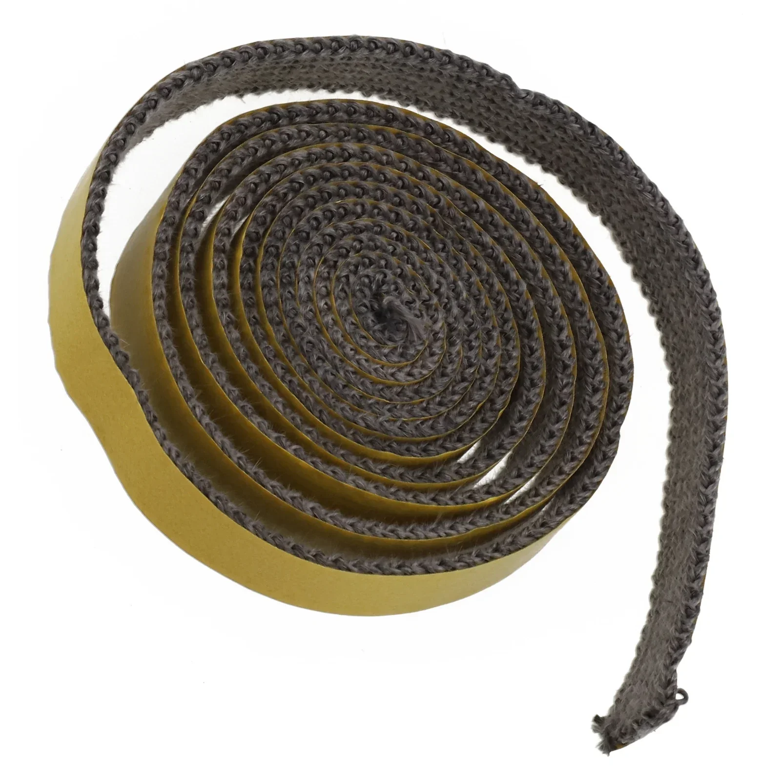 Sealers Self Adhesive Glass Seal 20mmx2m Black Bouncy Fiberglass Flat Stove Fire Rope Low Thermal Conductivity