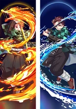 

Demon Slayer:kimetsu No Yaiba Pillowcase Dakimakura Kamado Tanjirou Double-Sided Printed Pillow Case Bedding Decoration Pillow