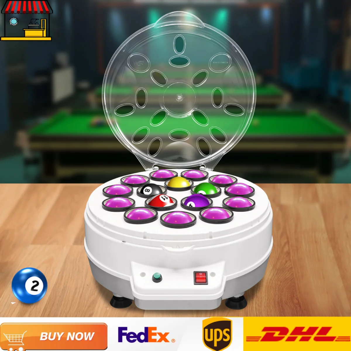 Mall Pool Ball Machine Why This 16-Hole Automatic Billiard Ball Cleaner Machine Is the Only ...